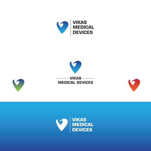 Logo design for medical devices distribution company Design by Choni ©