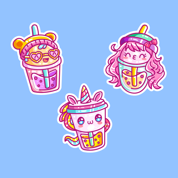 Cute bubble tea
