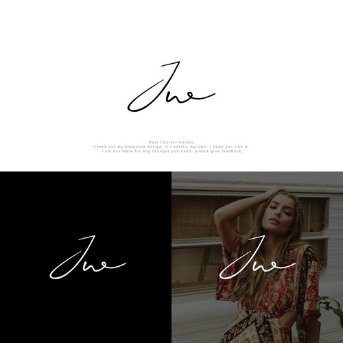 JW Script Logo Diseño de pixeldesign999