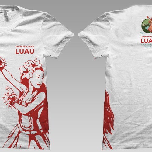 Create A Shirt Souvenir For The Hottest Luau In Hawaii Design by _Blue_