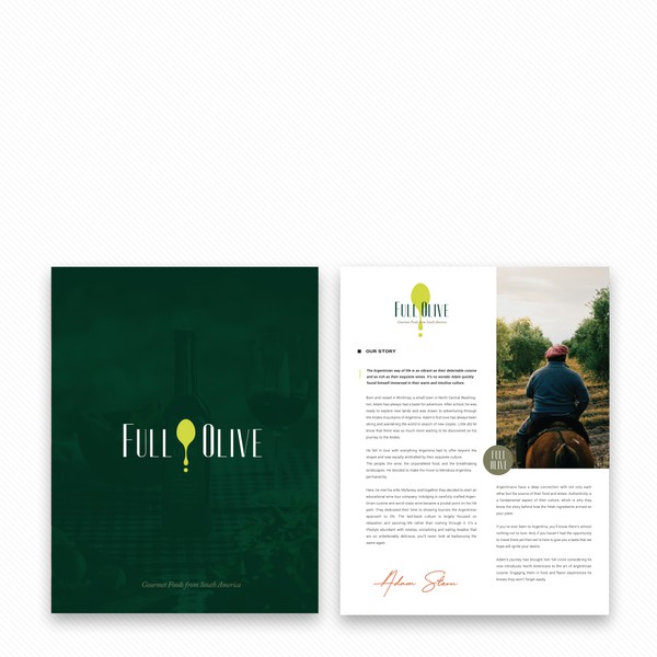 FULL OLIVE : PRESS KIT DESIGN