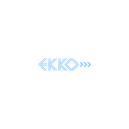 SIMPLE LOGO - ekko Letters then dm after Design by Ramiro Piedrabuena