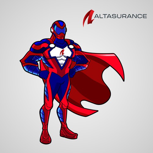 Design an Awesome Superhero Mascot for Insurance Firm Design by harwi studio