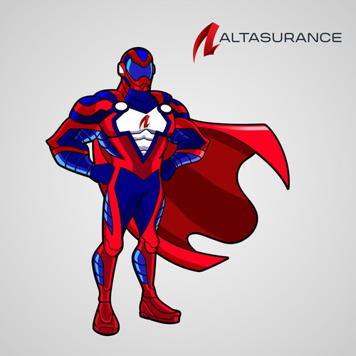 Design an Awesome Superhero Mascot for Insurance Firm Design by harwi studio