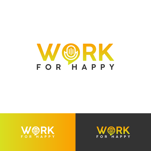 We need a fun and engaging Podcast logo for a Pod about happiness in work and life Design by keoart