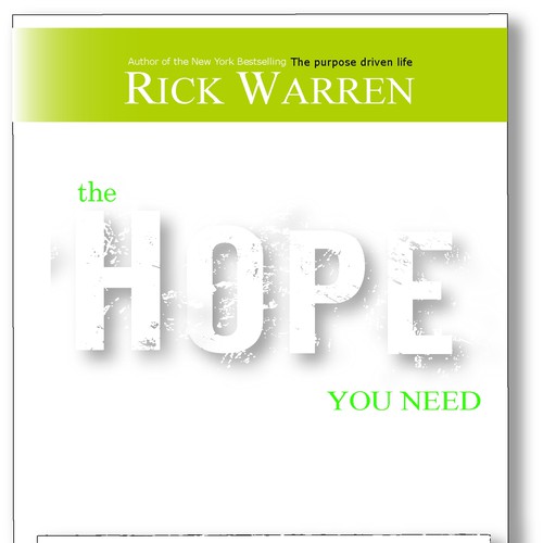 Design Rick Warren's New Book Cover Design réalisé par genteradical