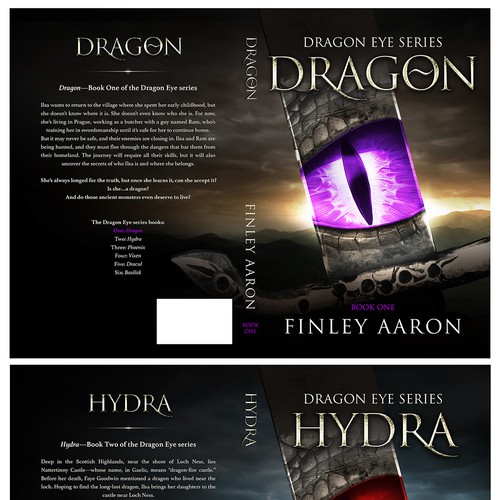 Book Covers for the first 3 books in my YA urban fantasy series, Dragon Eye—more books to come! Réalisé par " Portugal "