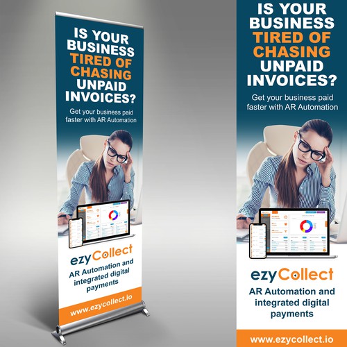 B2B Saas Pull Up Banner for Trade Show Diseño de vsardju