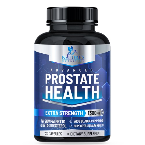 Nature's Nutrition needs a Men's Prostate Health product label Design by Walid Designs Studio