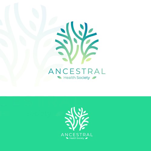 Logo for a nonprofit that studies how our ancestors can inform our modern health Design by iyan sofyan