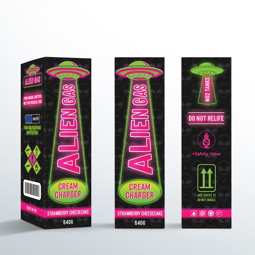 Designs | Alien Gas... Packaging that looks OUT OF THE WORLD ...