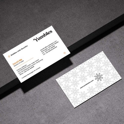 Create a Business Card for Yumbles! A Young Dynamic Fermented Foods Company Based in Hong Diseño de studio34brand