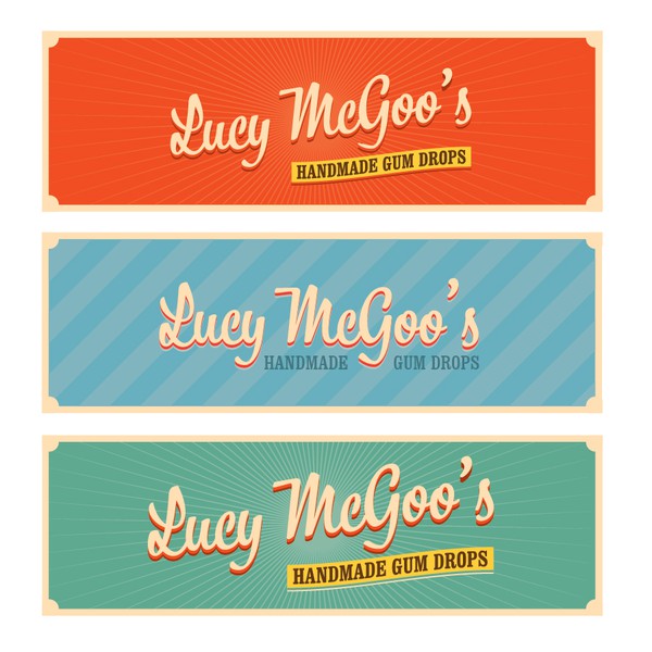 Retro /old fashioned - label to wrap around a tin