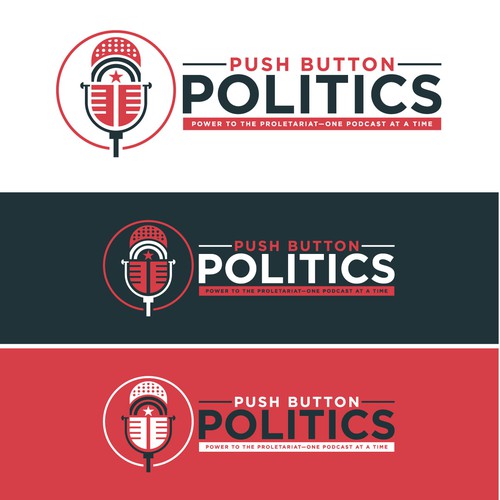 Push Button Politics Logo Design Design by GivenChy