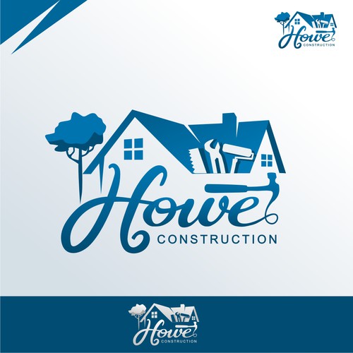 Howe Construction Logos Wanted! Must have the same cursive as my profile pic for word: Howe. Want better pictures!! Design by davidfern