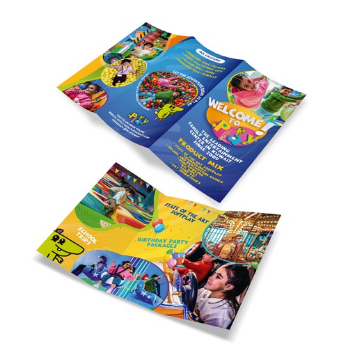 Kid playground brochure Design by znakovanj