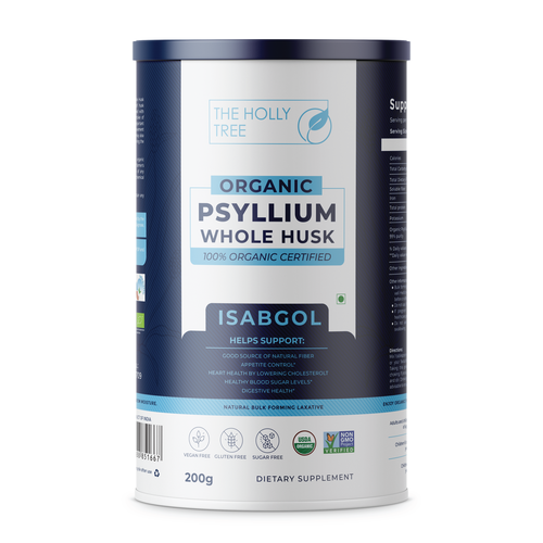 Organic Psyllium Whole Husk Label Design by Sayyed Jamshed