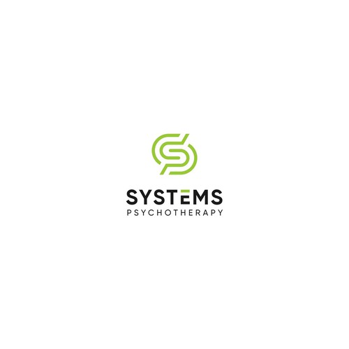 Minimialist logo for therapy clients needing systemic solutions to problems Design by MMPROJECT