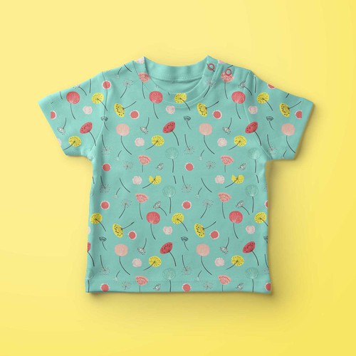 Illustrations to print onto a baby clothing- onesie, nursing cover, headbands, leggings..etc Design by diMo