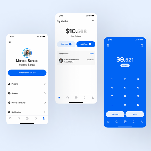 The New Cash APP Design Contest Design by Marcos-Santos