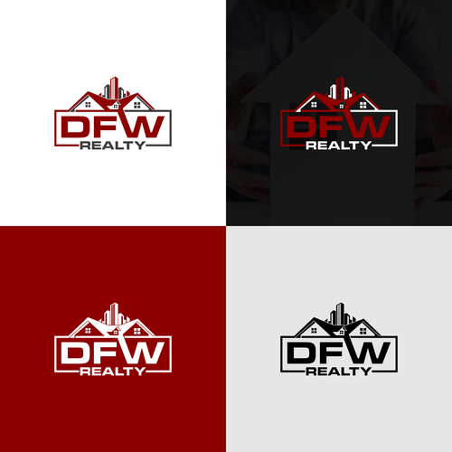 Real Estate Brokerage Logo for DFW Realty (DFW - Dallas-Fort Worth, TX) Design by Eniyatee