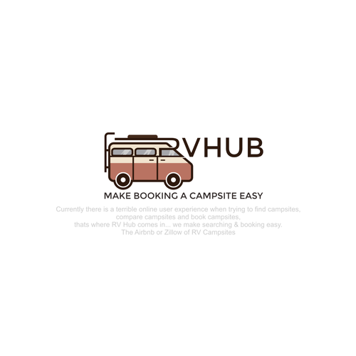 RV Hub, a campsite booking company Design by PIXSIA™