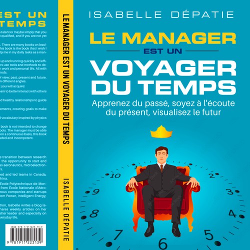 Cover for a French book about management - Fun work ! :) Réalisé par Colibrian