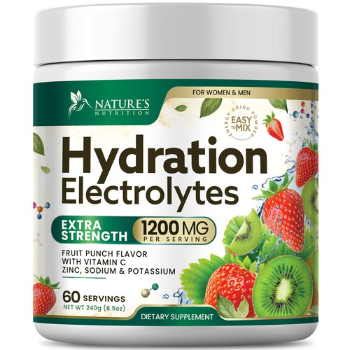 Hydration Electrolytes Design Needed for Nature's Nutrition Design by Black-Pepper