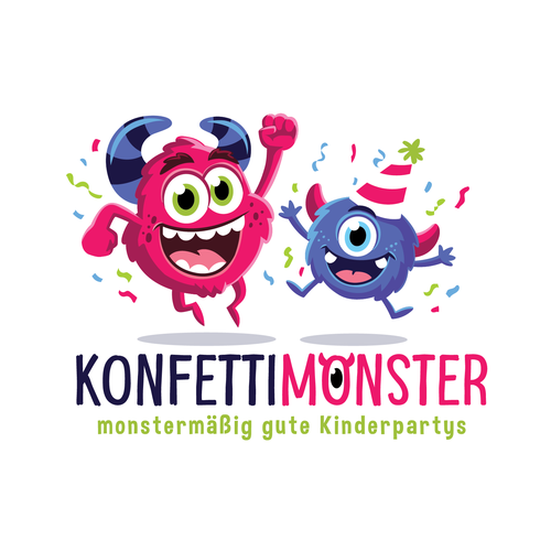 we need a fun logo for a kids party company Design by Rock N Draw