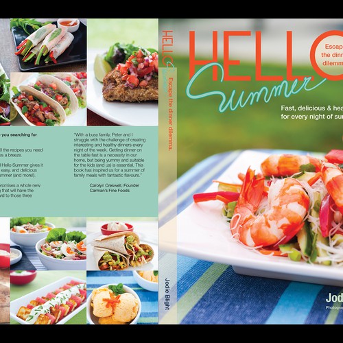 hello summer - design a revolutionary cookbook cover and see your design in every book shop Design by Minroe