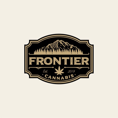 Design a West Coast Cannabis Retail Store Logo called Frontier Design by Mardhi87