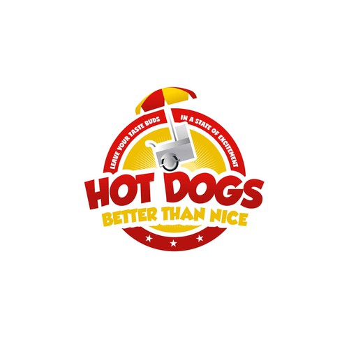 99 Days of Design - NYC Hot Dog Stand Needs A Traditional, Bold and Colourful Logo Design Design por Z Creatives