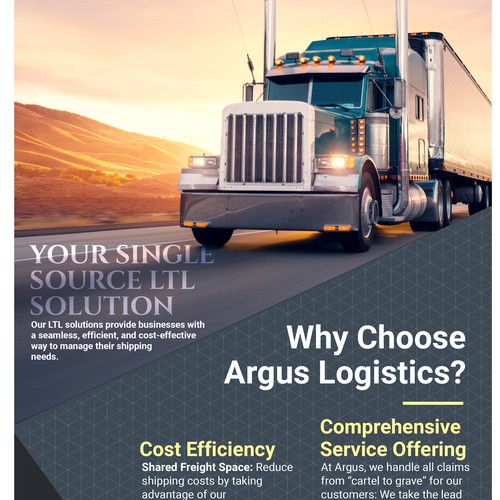 Argus LTL Program Flyer Design by Graphics Guru 87