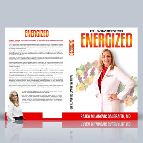 Design a New York Times Bestseller E-book and book cover for my book: Energized Design by Distinguish♐︎