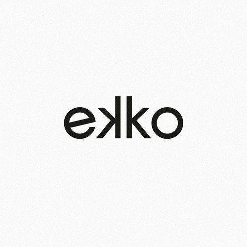 SIMPLE LOGO - ekko Letters then dm after Design by umbertino