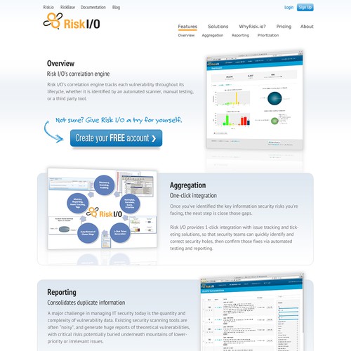 RiskIO needs a new website design Design von Multimedia Designs