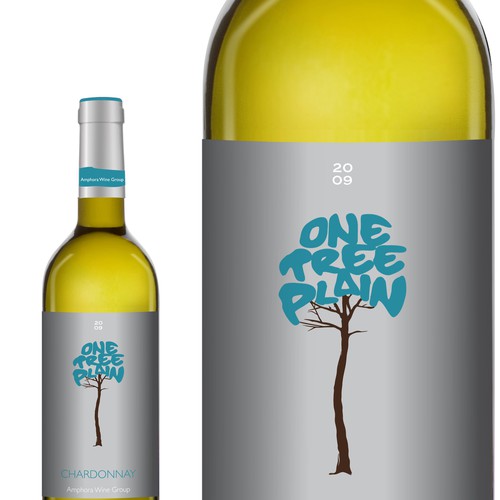 Design di One Tree Plain wine label di DPA Design