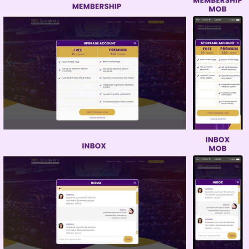 Website re-design UI Design by Design Fits