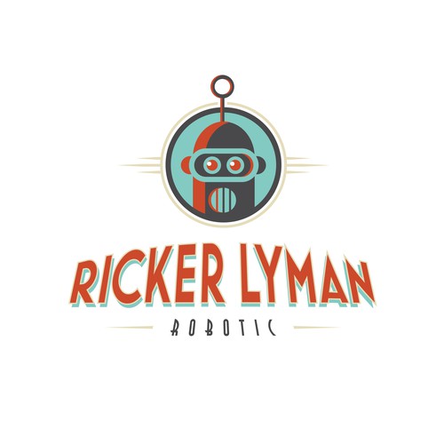 Ricker Lyman Robotic needs a retro Atomic Age logo Design by TJCD