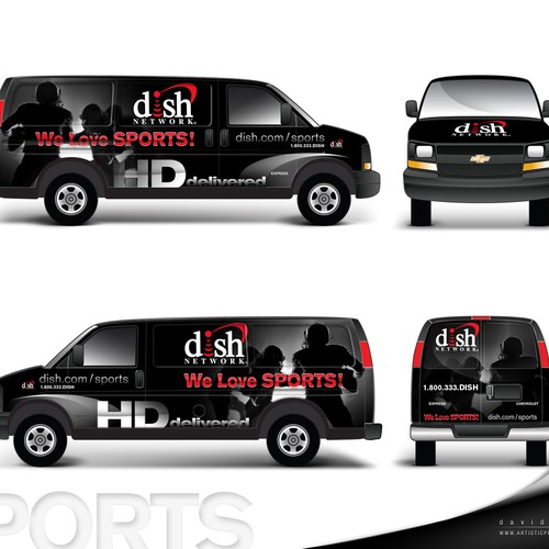 V&S 002 ~ REDESIGN THE DISH NETWORK INSTALLATION FLEET Design by artisticperson.com