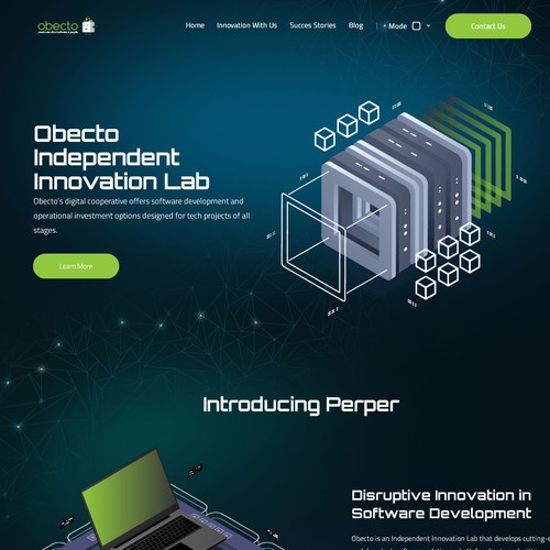 High-Tech Software Innovation Lab - New Website Design Design by FaTiH™