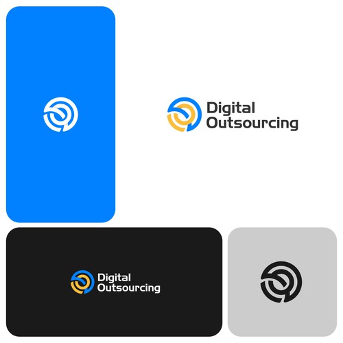 "new fresh logo DigitalOutsourcing" winning Logo design