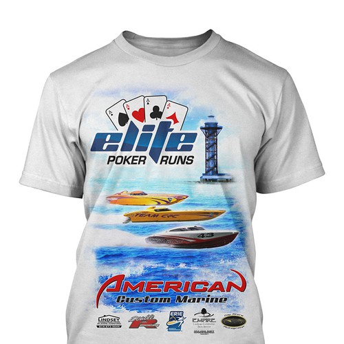 Erie Poker Run Tee Shirt Design Tshirt contest