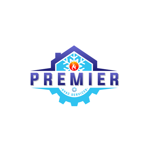 LOGO for HVAC Company (Air-conditioning, cooling and heating) Design by DED_design