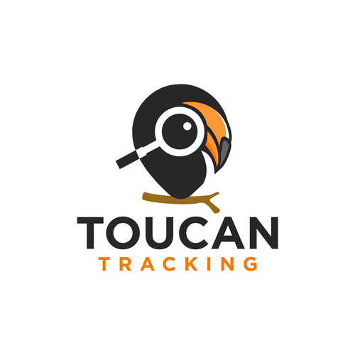 Tracking Software with Toucan in Design (Toucan Tracking Logo) Design by agitpurnamasari