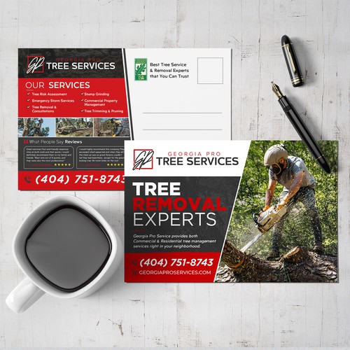 Branding for a Tree Removal Service Diseño de Sketch Media™