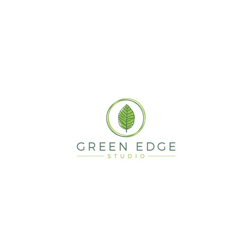 Design a nature-focused logo for Green Edge Studio, a sustainable landscape design start-up. Design by albert.d