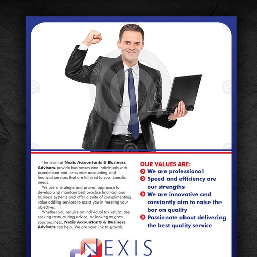 Help Nexis Accountants & Business Advisors with a new ad デザイン by sercor80
