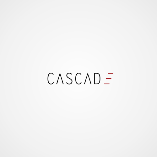 Create a luxurious yet simple restaurant and nightclub logo for CASCADE Diseño de Arium