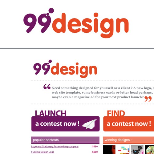Logo for 99designs Design por 72dpi Creative
